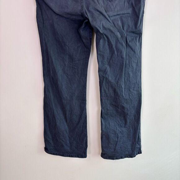 Pilcro Anthropologie The Demilune Black Bootcut Chino Pants Size 32 - Picture 5 of 9